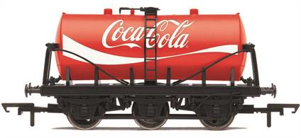 This six-wheeled tanker wagon, presented in a resplendent Coca-Cola Red livery.
