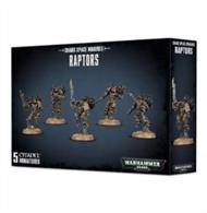 This multi-part plastic boxed set contains 116 components, five 32mm round bases, and a Chaos Space Marine Transfer Sheet, with which to build 5 Chaos Space Marines Raptors or 5 Chaos Space Marines Warp Talons.