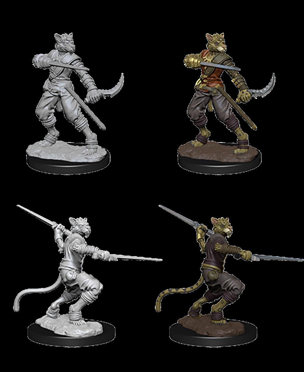 Wizkids  73540 Male Tabaxi Rogue: D&D Nolzur's Marvelous Unpainted Miniatures