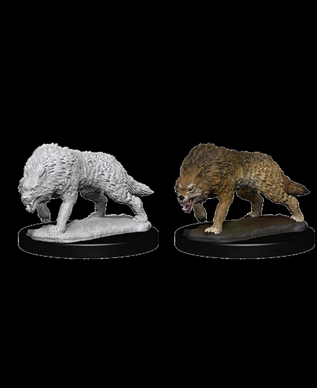 Wizkids  73553 Timber Wolves: Pathfinder Deep Cuts Unpainted Miniatures