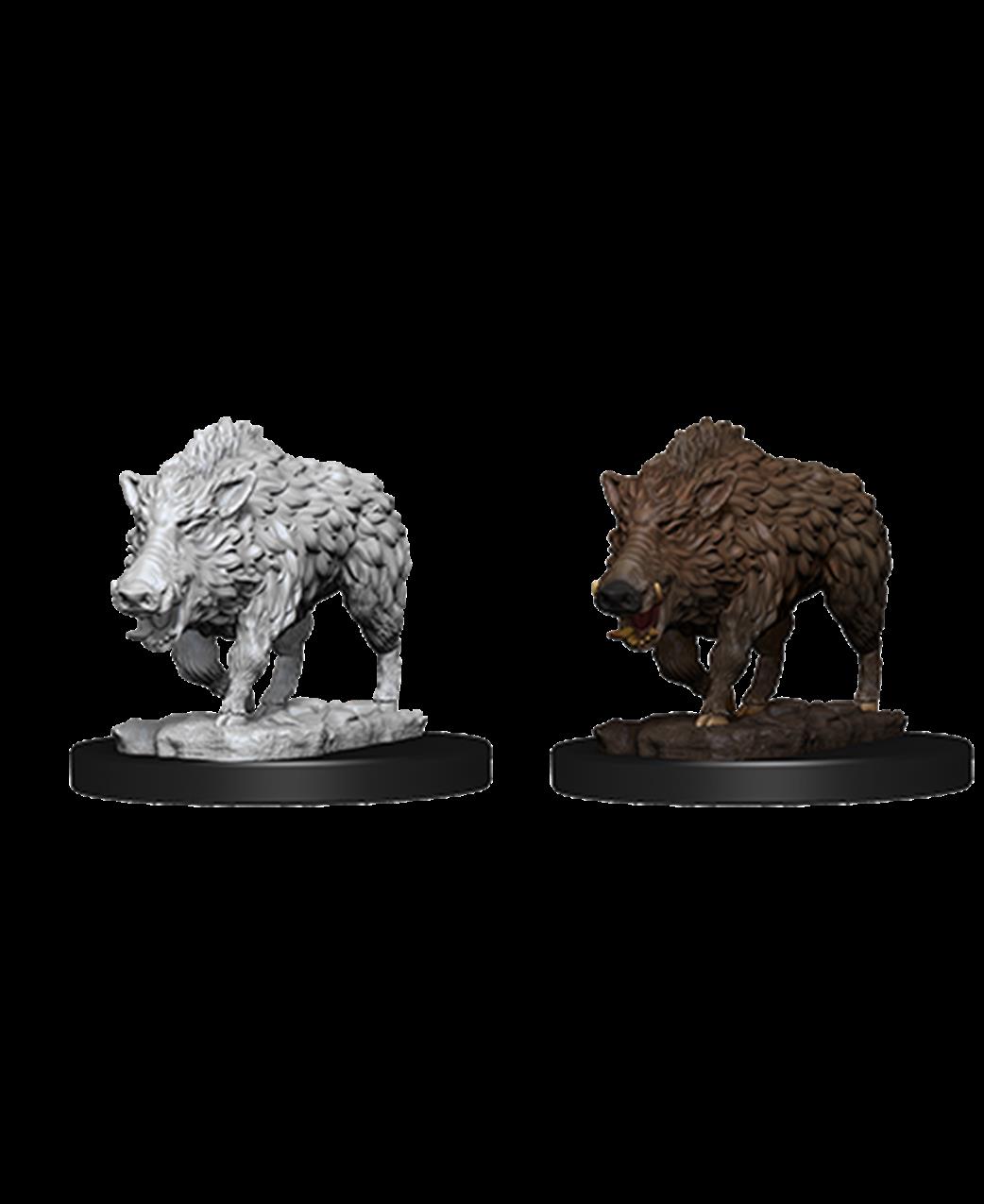 Wizkids  73554 Wild Boar Pathfinder Deep Cuts Unpainted Miniatures