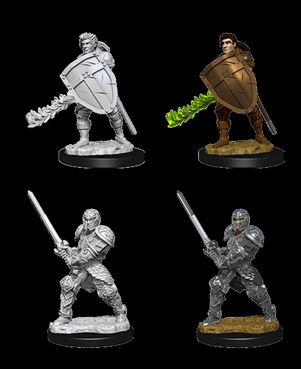 Wizkids  73673 Male Human Fighter: D&D Nolzur's Marvelous Unpainted Miniatures