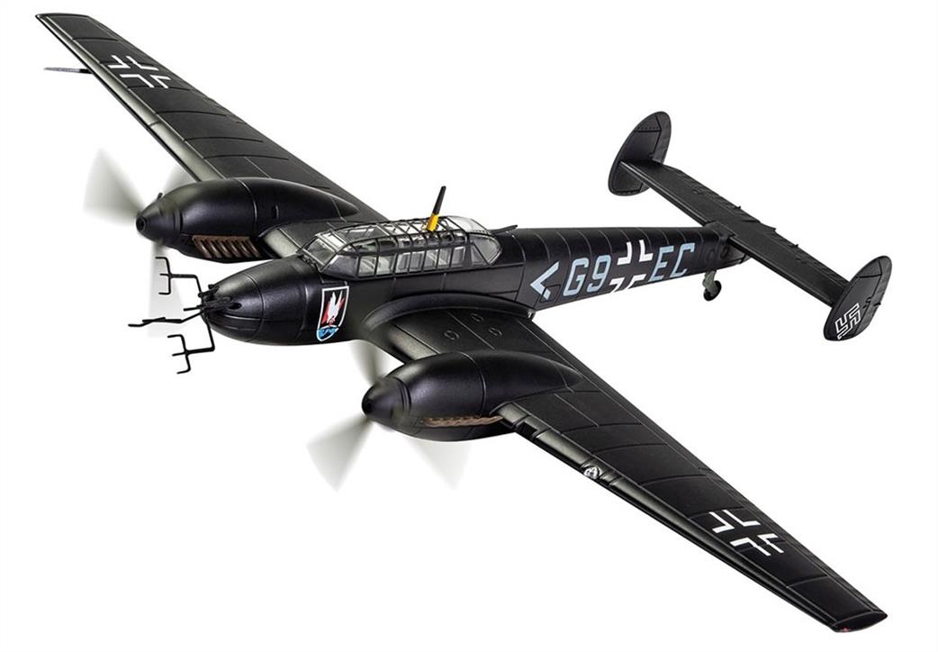 Corgi 1/72 AA38508 Messerschmitt Bf110E G9+EC Stab II./NJG 1 Heinz Wolfgang Schnaufer Holland 1942