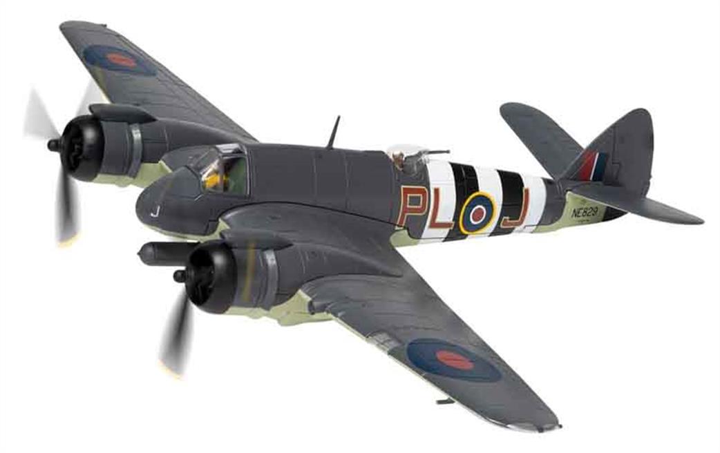 Corgi 1/72 AA28601 Bristol Beaufighter TFX NE829/PL-J 144 Squadron RAF Banff Strike Wing Oct 1944
