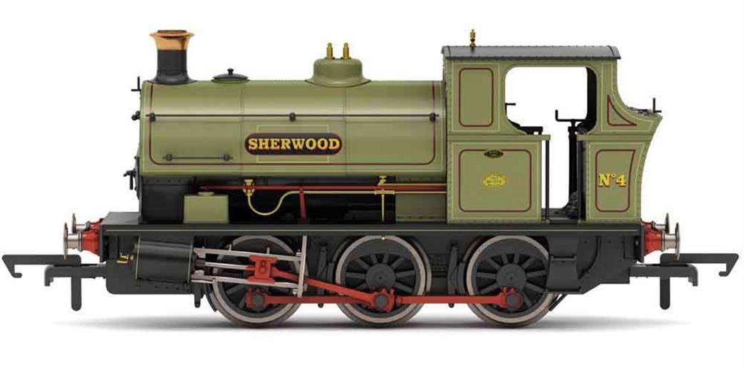 Hornby OO R3693 Peckett No.4 Sherwood B2 Class 0-6-0ST Sherwood Colliery Co.