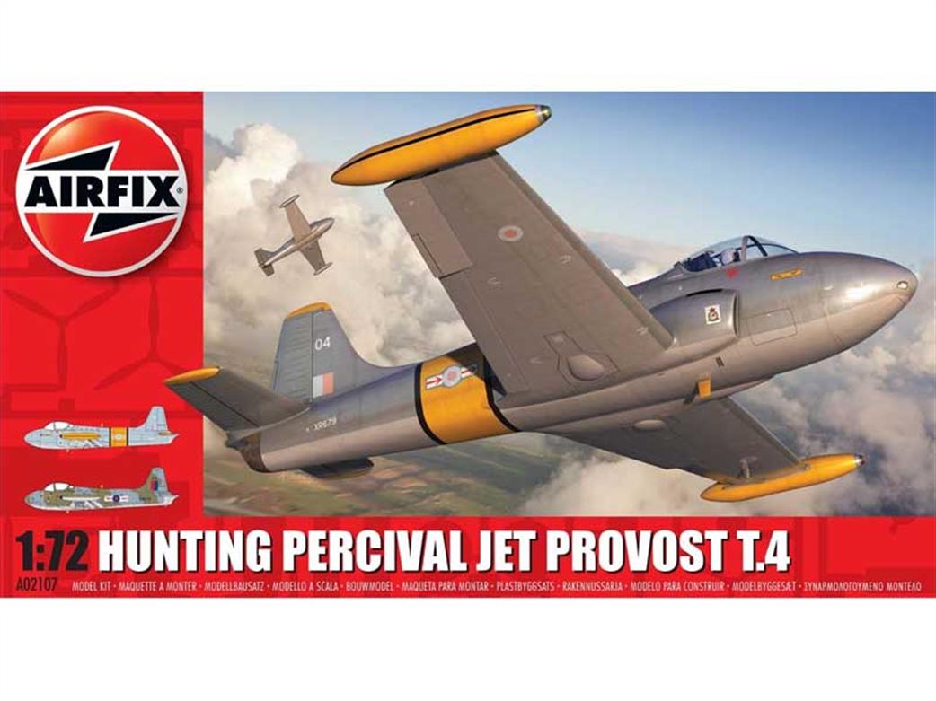 Airfix 1/72 A02107 Hunting Percival Jet Provost T4 Trainer Kit