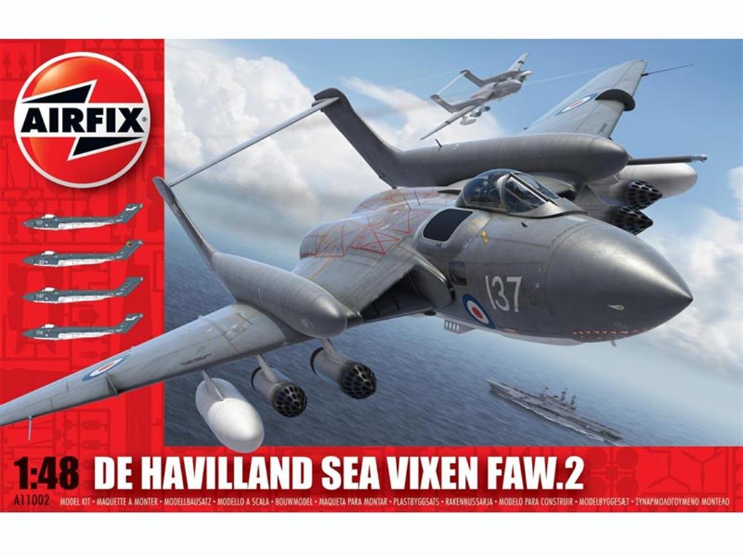 Airfix 1/48 A11002 De Havilland Sea Vixen RN Aircraft Kit