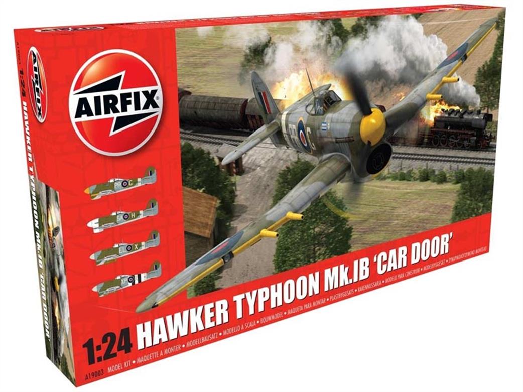 Airfix 1/24 A19003A Hawker Typhoon Mk.1B Car Door WW2 Aircraft Kit Plus Extra Luftwaffe Scheme