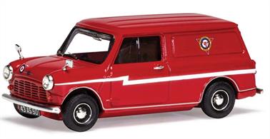 Corgi Vanguard VA01427 is a 1/43rd scale diecast car model of a  the Red Arrow Morris Mini Van