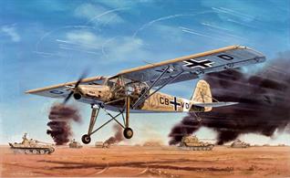 Airfix A01047V 1/72nd Fiesler Storch Aircraft KitNumber of Parts 52    Length 138mm    Width 199mm