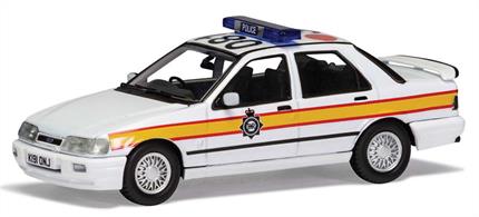 Corgi Vanguard VA10014  is a 1/43rd Diecast Car Model of a Ford Sierra Sapphire RS Cosworth 4x4 operated by the Sussex Police