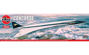Airfix A05170V 1/144th Concorde Prototype BOAC Aircraft KitLength 431mm   Width 181mm