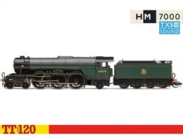 The ‘Night Hawk’, designed by Sir Nigel Gresley was originally built in 1924. Its striking design and distinctive colour will undoubtedly add extra style to any Hornby TT:120 layout.  The Class A1 locomotive, ‘Night Hawk’ first entered LNER service in 1924 as number 2577.  Rebuilt in January 1944 as a Class A3, the locomotive would go on to be numbered 78 and then later under the BR numbering system. ‘Night Hawk’ was withdrawn on 22nd October 1962 and then later scrapped in Doncaster in 1963. The locomotive contains a pre-fitted decoder which when used via the FREE to download HM|DCC app, enables access to a whole range of functions including sounds such as multiple whistles, a carriage break squeal, the guard’s whistle and even a slamming door.