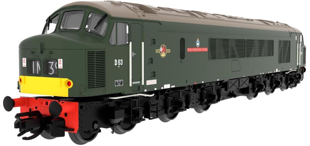 Rapido Trains TT:120 823103  Class 45 D63 “Royal Inniskilling Fusilier” BR Economy Green