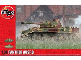 Airfix 1/35 Panther Ausf G WW2 Tank Kit A1352Number of parts    Length 247mm   Width 98mm