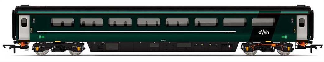 Hornby OO R4915E GWR 48127 Mk3 TSO STandard Class Coach Sliding Doors GWR Green