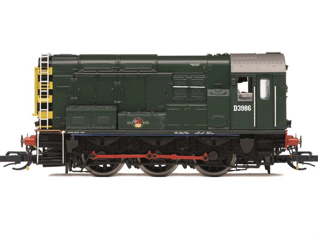 Hornby TT:120 TT3028 BR D3986 Class 08 0-6-0 Diesel Shunter