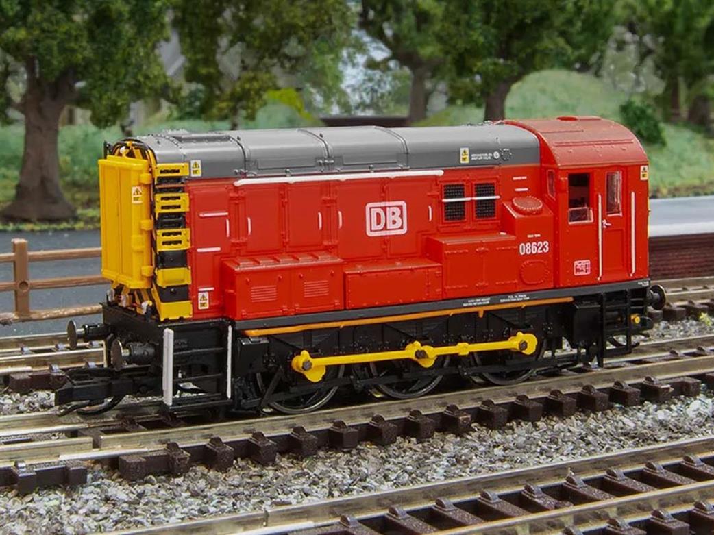Hornby TT:120 TT3002M DB Schenker 08623 Class 08 0-6-0 Diesel Shunter DB Red