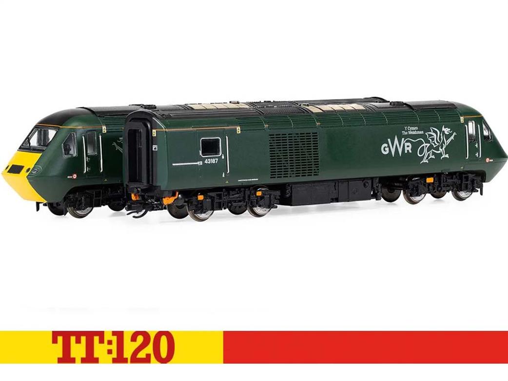 Hornby TT:120 TT3023M GWR Castle Class 43 HST Train Pack GWR Green