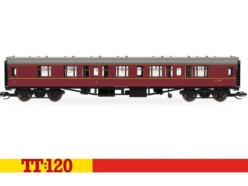 Hornby TT:120 TT4001A BR Mk1 CK Composite Corridor Coach E15468 Maroon