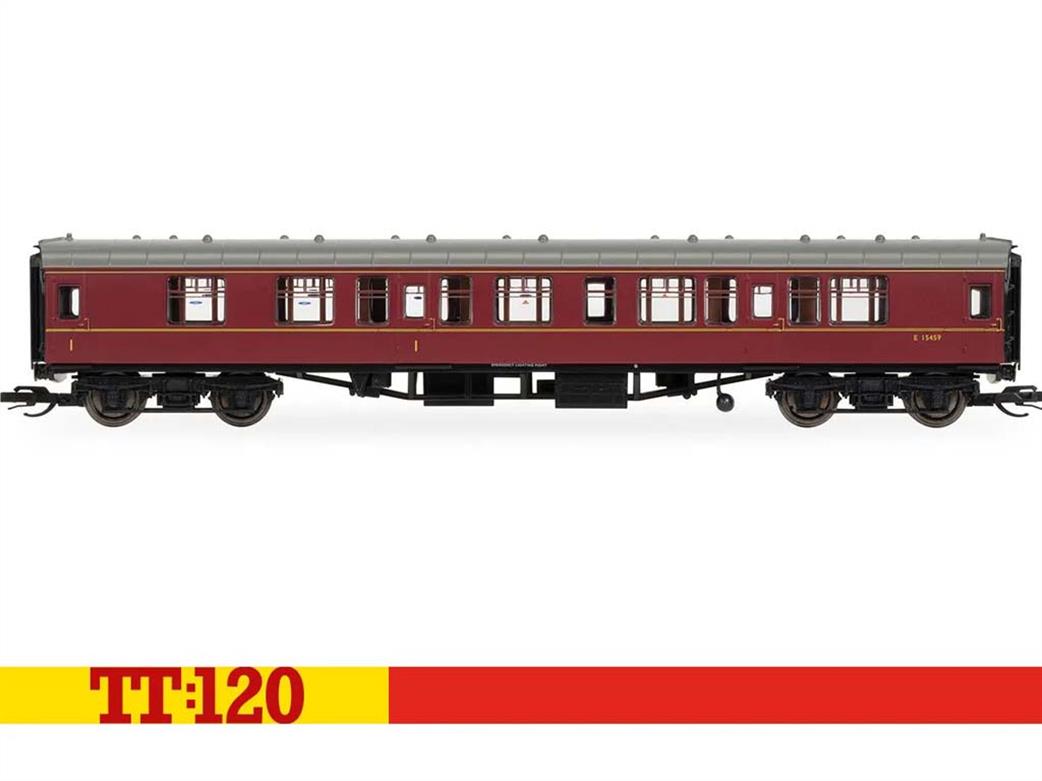 Hornby TT:120 TT4001 BR Mk1 CK Composite Corridor Coach E15459 Maroon