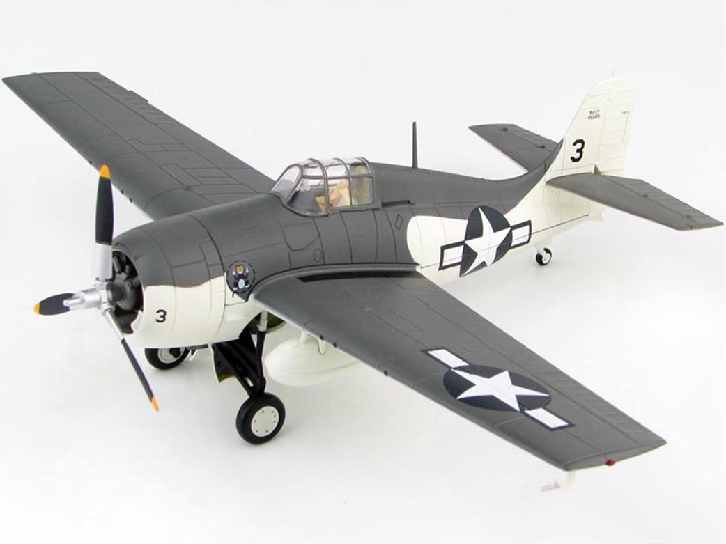 Hobby Master 1/48 HA8903 Grumman F4F-4 Wildcat 46685 VC-12 USS Core 1944