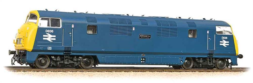 Bachmann OO 32-067A BR D836 Powerful NBL-Built Warship Class 43 B-B Diesel Hydraulic Locomotive Blue