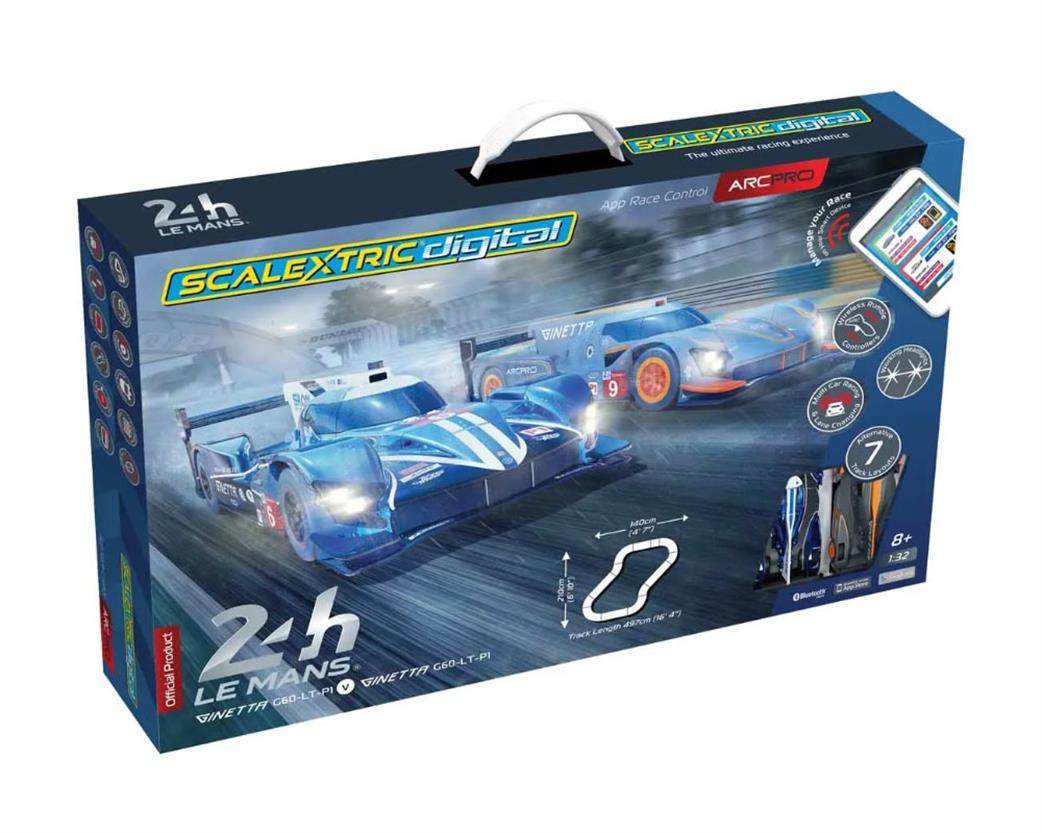 Scalextric 1/32 C1404 ARC PRO 24h Le Mans Slot Car Set