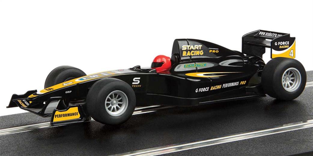 Scalextric 1/32 C4113 Start F1 Racing Car G Force Racing Slot Car