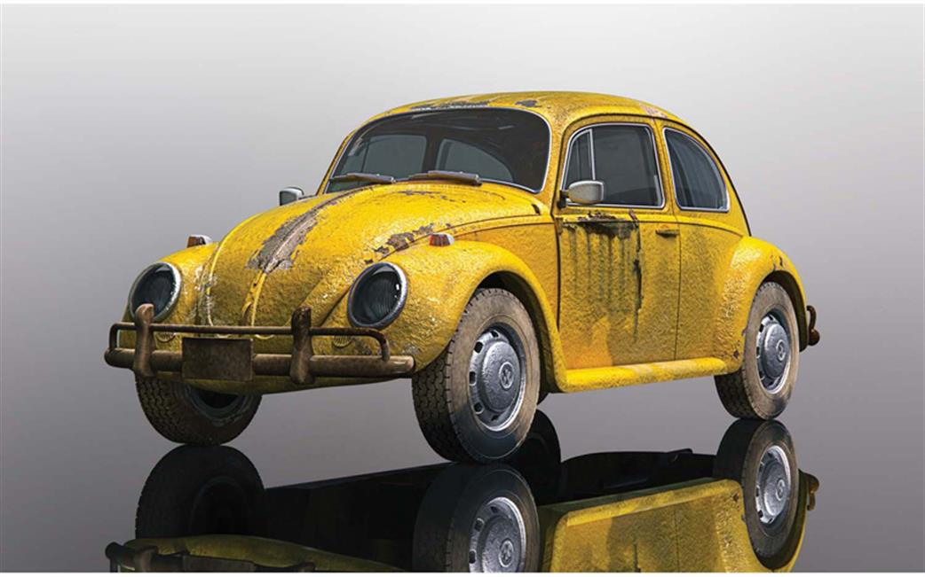 Scalextric 1/32 C4045 Volkswagen Beetle Rusty Yellow Slot Car