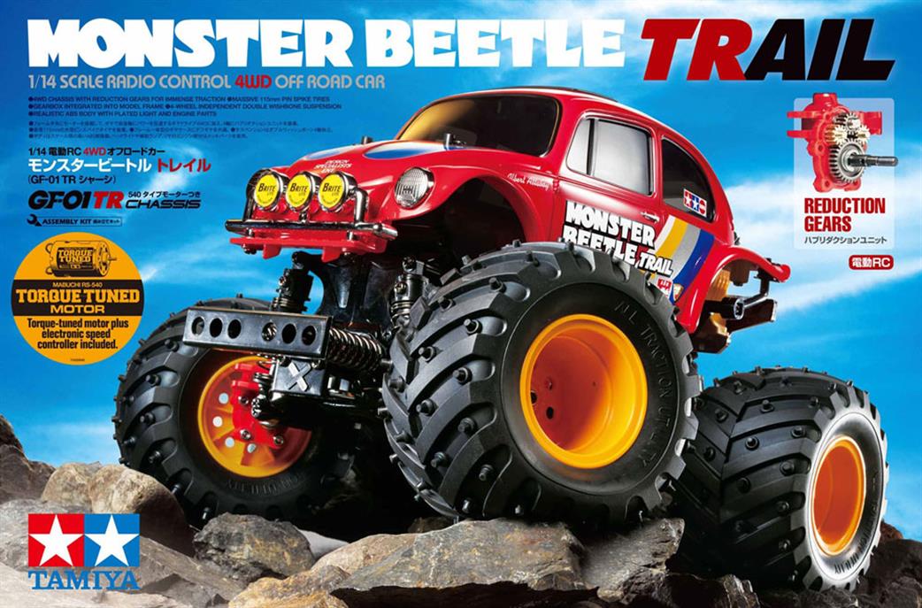 Tamiya 1/14 58672 Monster Beetle Trail GF-01TR RC Crawler Kit