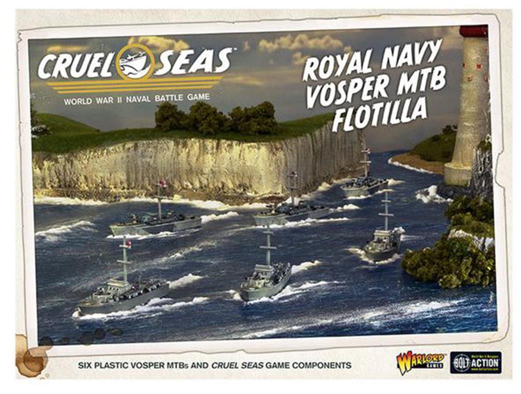 Warlord 1/300 782011001 Royal Navy Vosper MTB Flotilla for the Wargame Cruel Seas