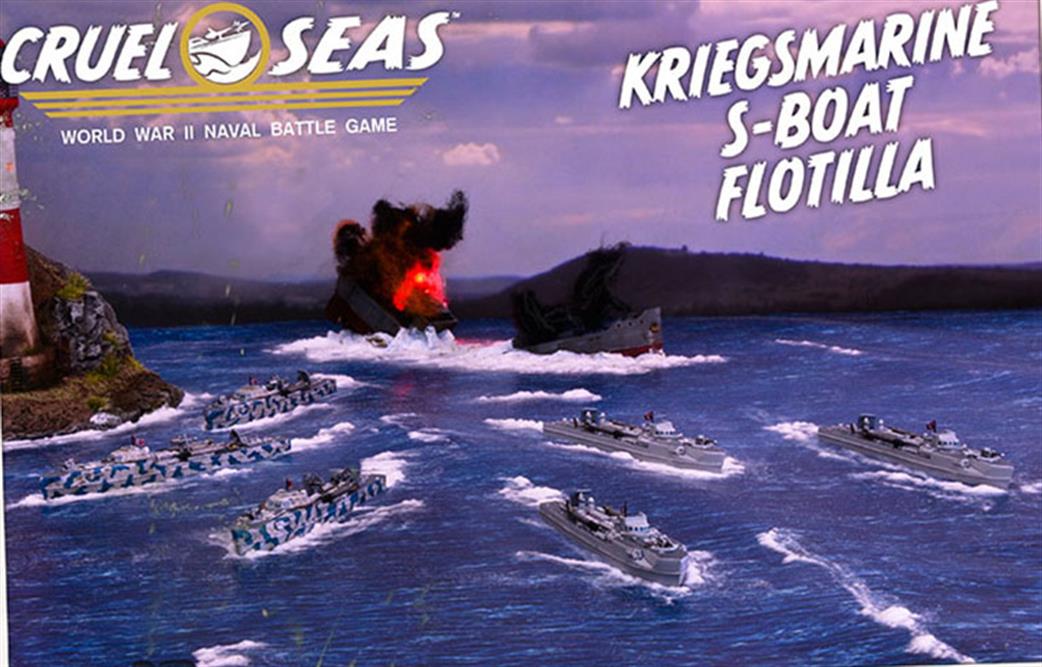 Warlord 1/300 782012001 Kriegsmarine S-boat Flotilla for the Wargame Cruel Seas