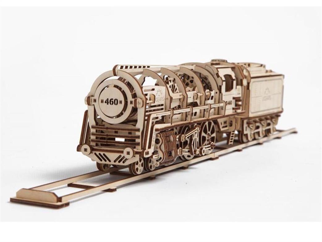 Ugears  70012 Steam locomotive Wooden Construction Kit