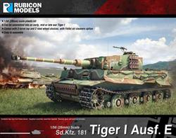 With this model kit, you can build all three (early, mid, and late war) versions of the Tiger I tank.  It comes with three turret tops, optional Feifel air cleaners, and two different sets of road wheels.Number of Parts: 68 pieces / 4 sprues