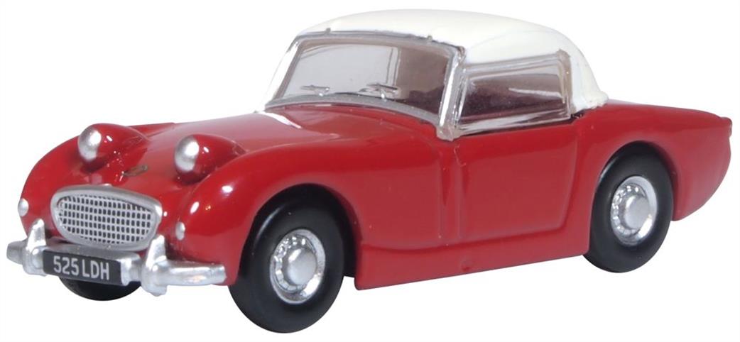 Oxford Diecast 1/76 76AHF001 Austin Healey Frogeye Sprite Cherry Red