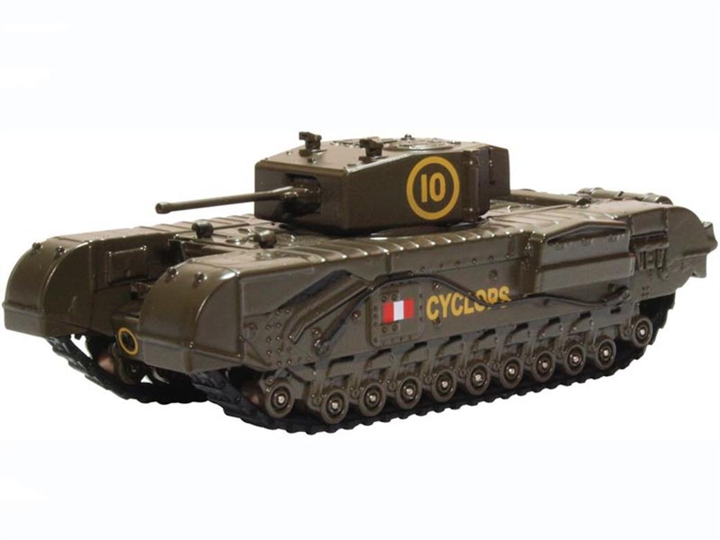 Oxford Diecast 76CHT005 Churchill Tank 51st RTR UK 1942 1/76