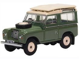 Oxford Diecast 76LR2AS003 1/76th Land Rover Series IIA Station Wagon Pastel Green