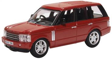 Oxford Diecast 76RR3002 1/76th Range Rover 3rd Generation Alveston Red