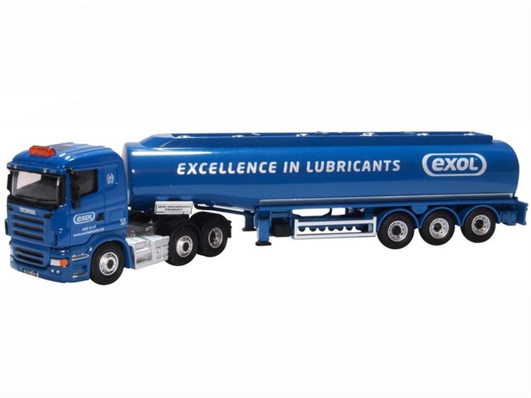 Oxford Diecast 1/76 76SHL04TK Scania Highline Tanker Exol