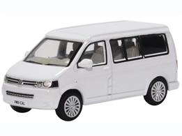 Oxford Diecast 76TC5002 1/76th VW T5 Califronia Camper Candy White