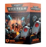 Kill Team: Arena is an expansion for Warhammer 40,000: Kill Team that introduces rules for competitive play, using evenly balanced terrain set-ups and mission objectives to offer each player an even playing field. Also included are missions and rules for running competitive Kill Team tournaments, either for single players or teams of two allies (known as Battle Brothers).
