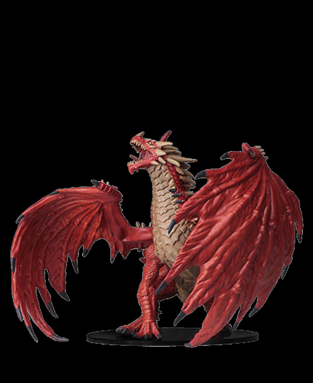Wizkids  73144 Gargantuan Red Dragon: Pathfinder Deep Cuts Unpainted Miniatures