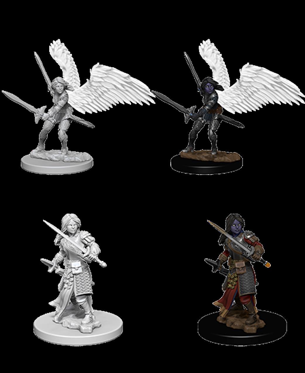 Wizkids  73343 Aasimar Female Paladin: D&D Nolzur's Marvelous Unpainted Miniatures