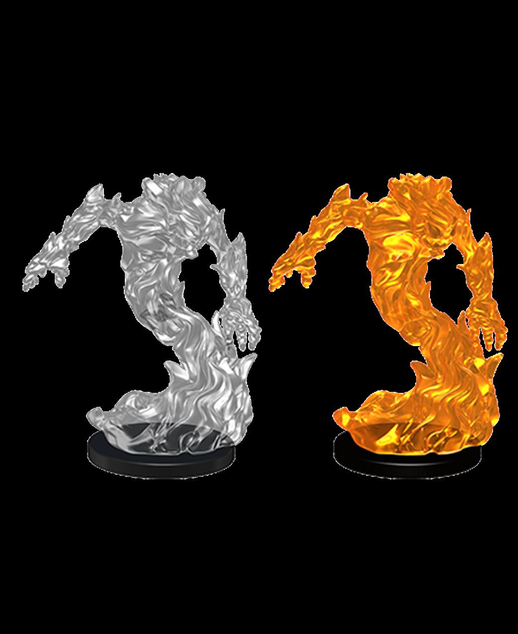 Wizkids  73354 Medium Fire Elemental: Pathfinder Deep Cuts Unpainted Miniatures