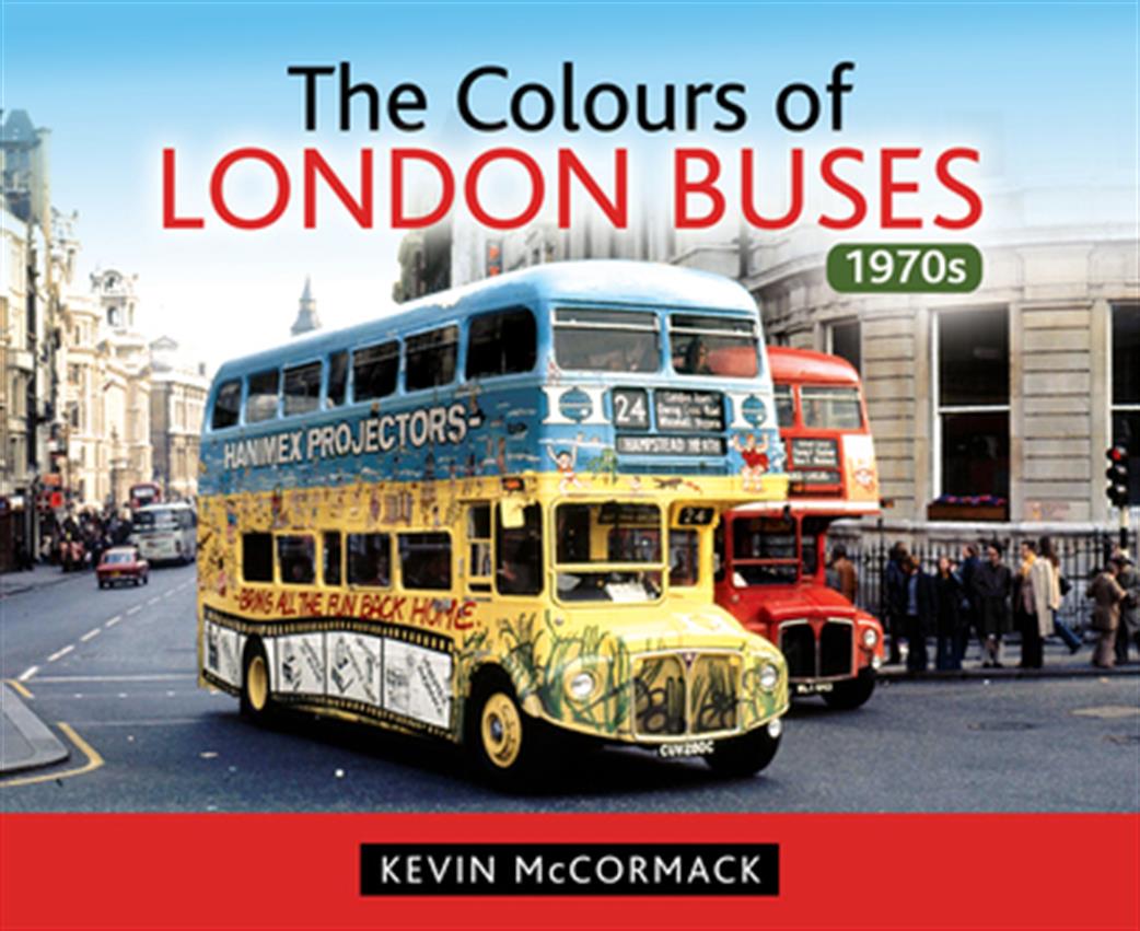 Pen & Sword  9781473837775 Colours of London Buses 1970's
