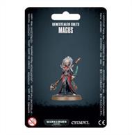 This set builds one Magus, and features options allowing you to build yours with a knife in one hand, or a skull. This kit is supplied in 11 plastic components, and contains a 32mm round base.