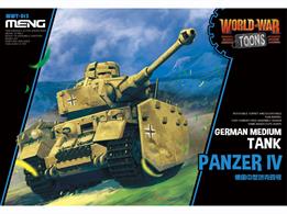 The WWT-013 German Medium Tank Panzer IV is the latest World War Toons product presented by MENG and Studio Roqovan. This kit continues the features of this series, like cute shape and snap-fit assembly. You must try this war horse!