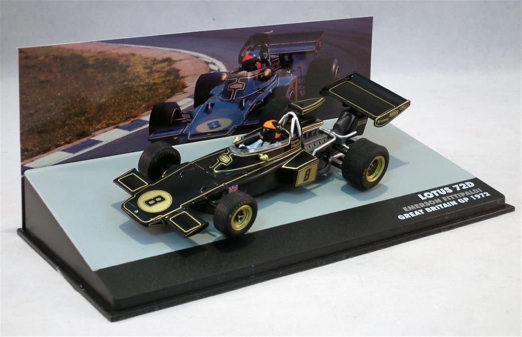 MAG 1/43 MAG KG04 Lotus Ford 72D Emerson Fittipaldi P1 Great Britain GP 1972