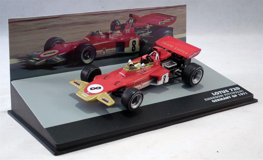 MAG 1/43 MAG KG14 Lotus Ford 72D Emerson Fittipaldi P6 Germany GP 1971